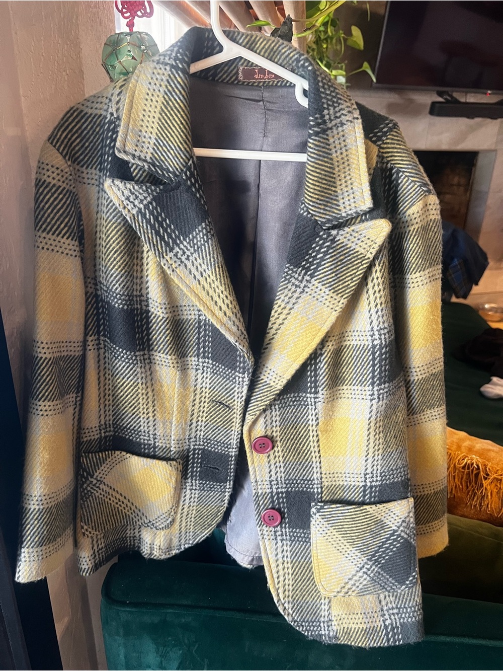 Plaid Jacket blazer